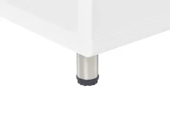 Tv-Mobel Weis / Heller Holzfarbton Mit 2 Schubladen 159 X 39 X 50 Cm Knox