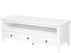 Tv-Mobel Weis 3 Schubladen 137 X 50 X 50 Cm Berkeley