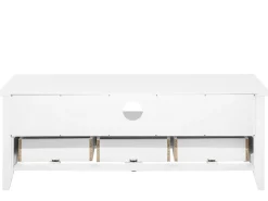 Tv-Mobel Weis 3 Schubladen 137 X 50 X 50 Cm Berkeley