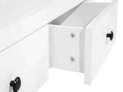 Tv-Mobel Weis 3 Schubladen 137 X 50 X 50 Cm Berkeley