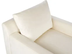 Velvet Chaise Lounge Beige Gueret