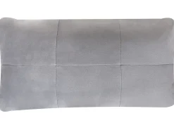 Velvet Chaise Lounge With Bluetooth Speaker Usb Port Grey Simorre