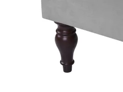 Velvet Chaise Lounge With Storage Light Grey Pessac