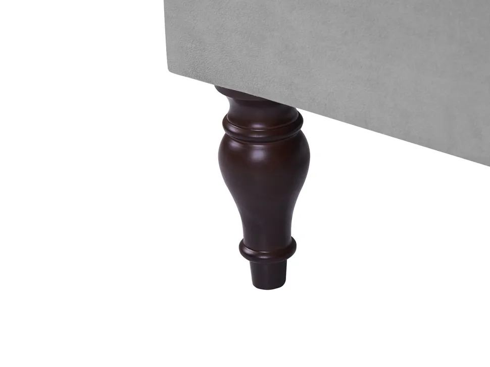 Velvet Chaise Lounge With Storage Light Grey Pessac