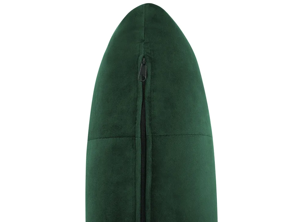 Velvet Chaise Lounge With Bluetooth Speaker Usb Port Green Simorre