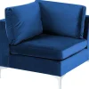Velvet Corner Section Blue Evja