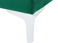 Velvet Corner Section Green Evja
