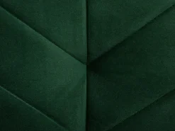 Velvet Fabric Sofa Bed Green Senja