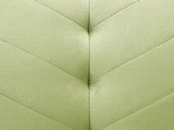 Velvet Fabric Sofa Bed Olive Green Senja