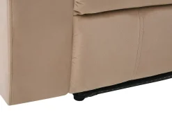 Velvet Led Electric Recliner Living Room Set With Usb Port Beige Bergen
