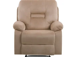 Velvet Led Electric Recliner Living Room Set With Usb Port Beige Bergen