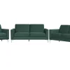 Velvet Living Room Set Green Fenes