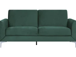 Velvet Living Room Set Green Fenes