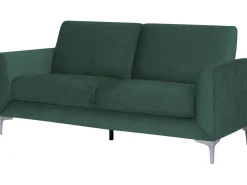 Velvet Living Room Set Green Fenes