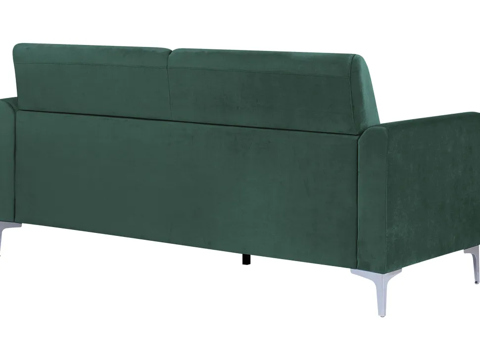 Velvet Living Room Set Green Fenes