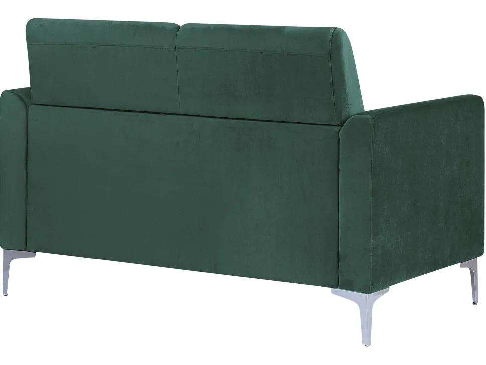 Velvet Living Room Set Green Fenes