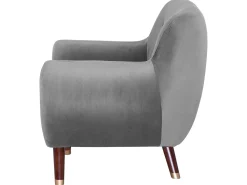 Velvet Living Room Set Grey Bodo