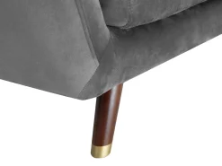Velvet Living Room Set Grey Bodo