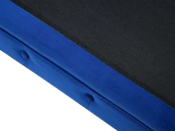 Velvet Living Room Set Navy Blue Chesterfield
