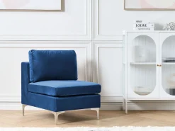 Velvet 1-Seat Section Blue Evja
