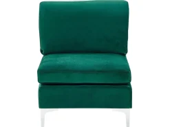 Velvet 1-Seat Section Green Evja