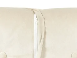 Velvet Single Sofa Bed Cream Farris