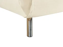 Velvet Single Sofa Bed Cream Farris