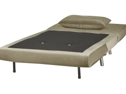 Velvet Single Sofa Bed Olive Green Farris
