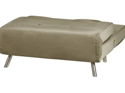 Velvet Single Sofa Bed Olive Green Farris