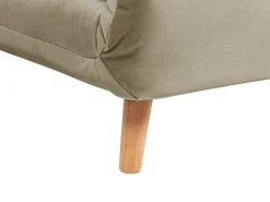 Velvet Single Sofa Bed Olive Green Setten