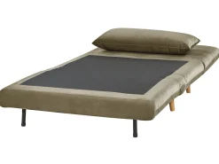 Velvet Single Sofa Bed Olive Green Setten