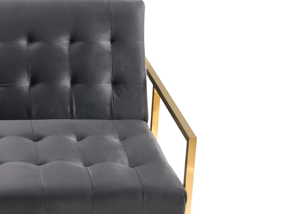 Velvet Sofa Bed Black Marstal