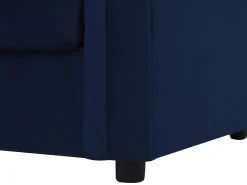 Velvet Sofa Bed Blue Chesterfield