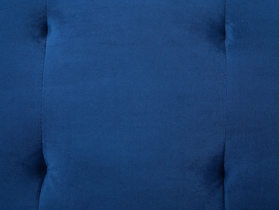 Velvet Sofa Bed Blue Selnes