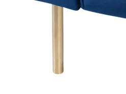 Velvet Sofa Bed Blue Visnes