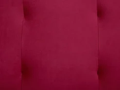Velvet Sofa Bed Burgundy Selnes