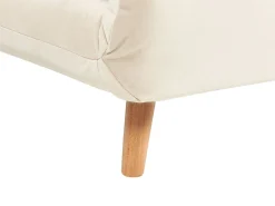 Velvet Sofa Bed Cream Setten