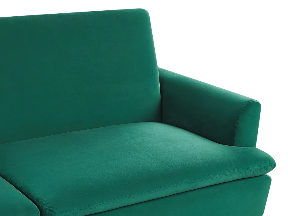 Velvet Sofa Bed Dark Green Vettre