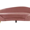 Velvet Sofa Pastel Pink Savar