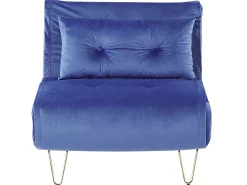 Velvet Sofa Set Navy Blue Vestfold