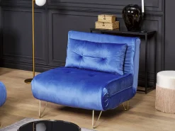 Velvet Sofa Set Navy Blue Vestfold