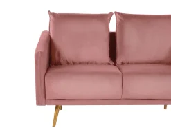 Velvet Sofa Set Pink Maura