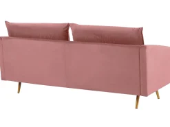 Velvet Sofa Set Pink Maura