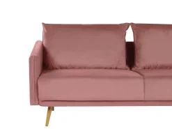 Velvet Sofa Set Pink Maura