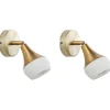 Wandleuchte Gold 2Er Set Glockenform Antler I