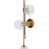 Wandleuchte Metall Gold 3-Flammig Kugelform Tulija
