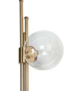 Wandleuchte Metall Gold 3-Flammig Kugelform Tulija
