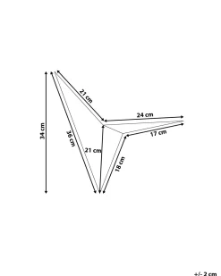 Wandleuchte Schwarz Geometrisch Briance