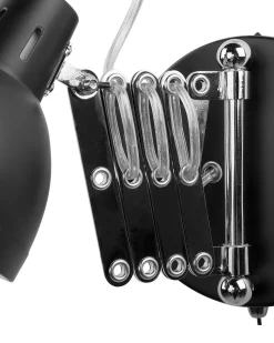 Wandleuchte Schwarz Glockenform Harrington