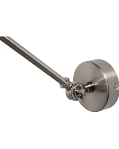 Wandleuchte Silber Glockenform Mississippi L